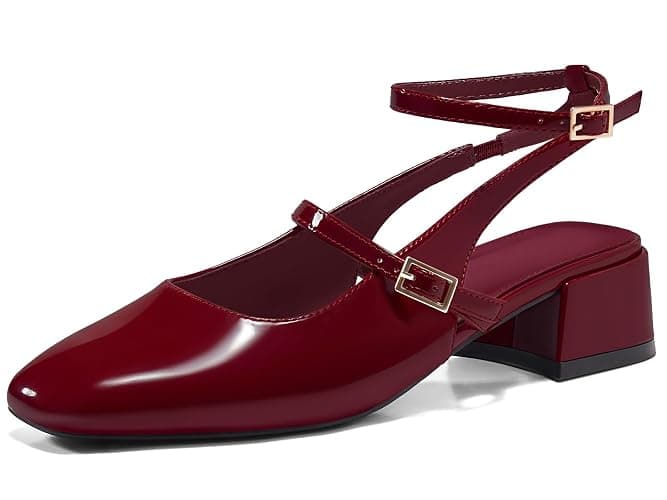 Red Mary Jane Shoes - Image 1