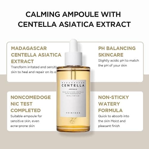 SKIN1004 Madagascar Centella Asiatica Ampoule Facial Serum 1.85 fl.oz, 55ml, Soothes Acne Prone and Sensitive Skin - 1.85 Fl Oz (Pack of 1) thumbnail 8
