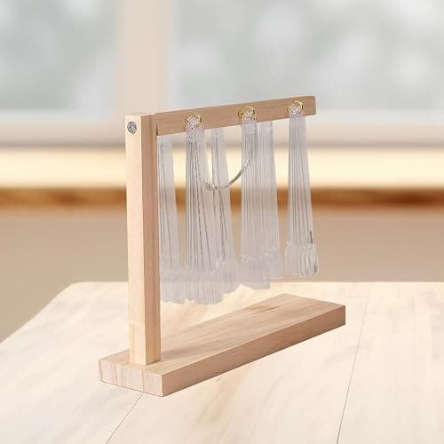 Zialofi Nail Swatch Sticks Display Stand Organizer Rack Nail Color Sticks Holder Storage for False Nails Sample Tips Salon Table Shop, L 20x6x17.5cm thumbnail 4
