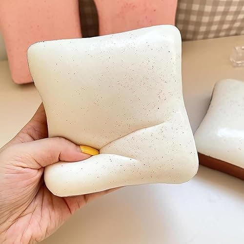 Butter Squishy Bread Viral Slow Rising Squishy - Flexible, Slow Rebound, Squeezy Butter Squishys with 100% Odorless, Non-Sticky, Improve Focus, Easing Tension During Study,Work,Or Relaxation (4 Mix) thumbnail 3