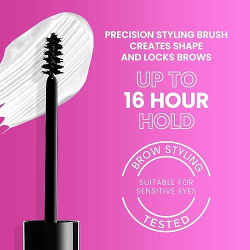 Kaely PROFESSIONAL MAKEUP Brow Glue, Clear Eyebrow Gel, Eyebrow Mascara Waterproof, gel para cejas a prueba de agua, Vegan & Cruelty-Free, 1Pcs-01 Transparent thumbnail 4