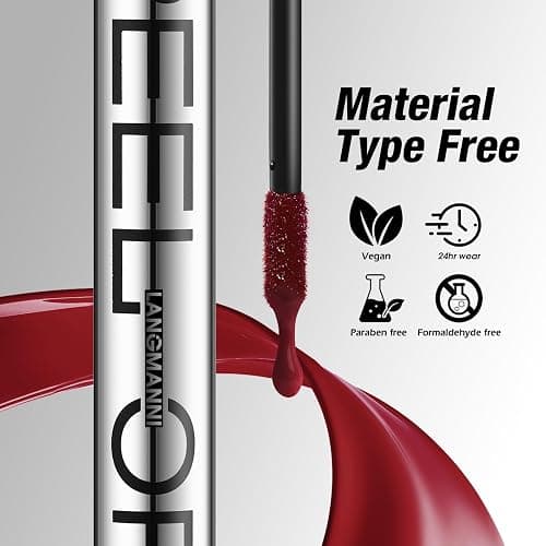 LANGMANNI Long-Lasting Peel Off Lip Liner Set, Waterproof & Smudge-Proof Matte Lip Liners Gift Makeup For Girls（#3） thumbnail 3