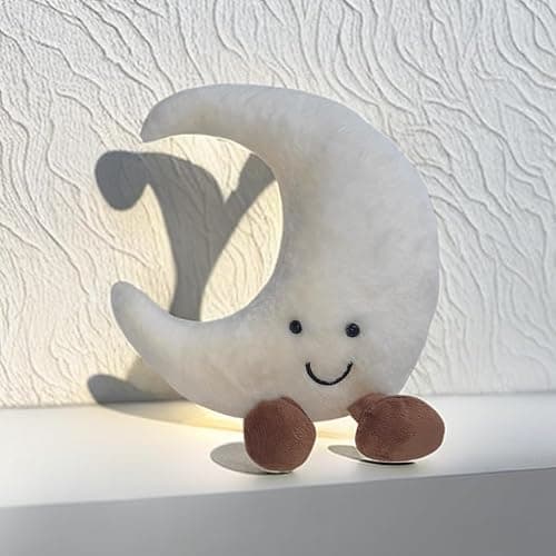 New Sun Plush Moon Plush Toy,Soft Bedside Sofa Pillows Stuffed Animal Plushie Doll Toys Room Decoration Gift for Kids Children (Sun+Moon) thumbnail 7