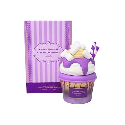 Lattafa Mallow Madness Eau de Parfum Give Me Gourmand Collection, Sweet Gourmand Fragrance, Marshmallow & Vanilla, Spray Form, 75ml, Long-lasting - Image 1