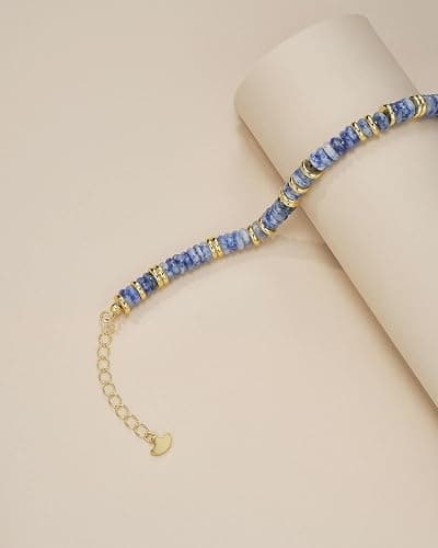 SNGIA Colorful 18K Gold Plated Bracelets for Women, Stack Bangle Beaded Stone Jewelry Accessories Set for Woman, Trendy Fashion Jewelry Gifts thumbnail 5