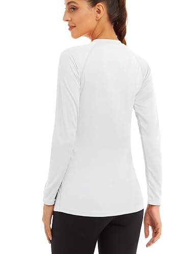 MAGCOMSEN Women's Long Sleeve Shirts UPF 50+ Sun Protection Shirts for Hiking Fishing Workout Rash Guard thumbnail 2