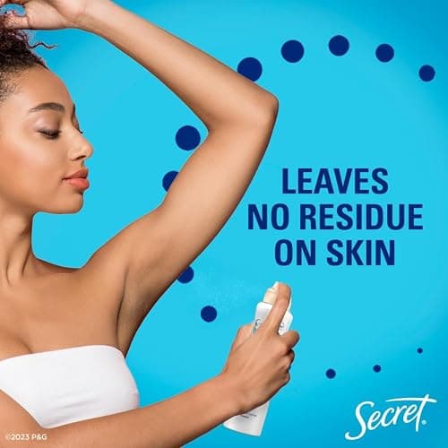 Secret Dry Spray Antiperspirant Deodorant for Women, 48hr Weightless Sweat & Odor Protection, Gentle on Skin, Powder Fresh Scent, 4.1 oz (Pack of 3) thumbnail 2