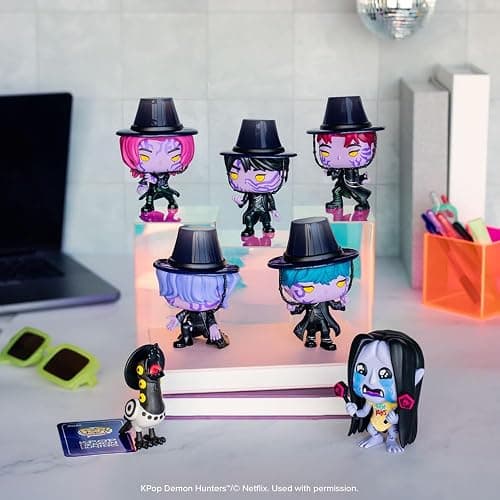 Funko Pop! Mystery: Kpop Demon Hunters - Saja Boys Blind Box Vinyl Figure | 1 Figure Per Blind Box, Netflix Merch, Jinu, Abby, Baby Or Others, KPop Idol Boy Band Gift for Teens & Girls thumbnail 2