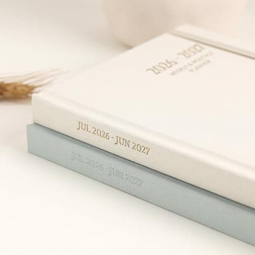 2026-2027 Planner - Weekly and Monthly Planner, July 2026 - June 2027, Linen Hardcover, 2026-2027 Calendar Planner Book with Tabs, Aesthetic, Perfect for Office Home School Supplies (Beige, A5 (Jul 2026-Jun 2027)) thumbnail 8