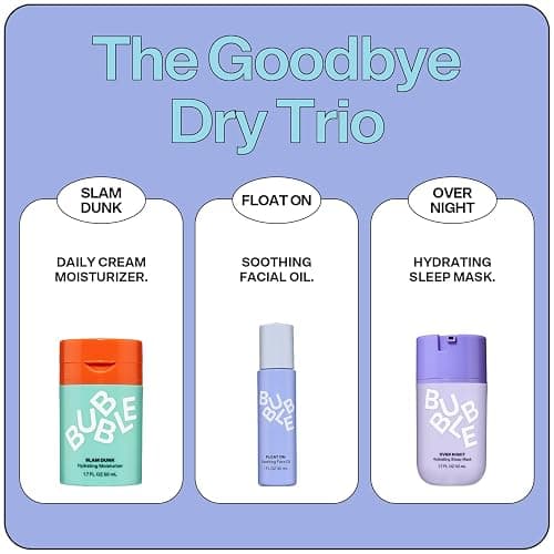 Bubble Skincare Over Night Hydrating Sleep Mask - Gentle Exfoliating Overnight Face Mask for Skin Barrier Repair - Formulated with Mandelic Acid & Sodium PCA to Hydrate, Brighten & Soothe Skin (50ml) thumbnail 6