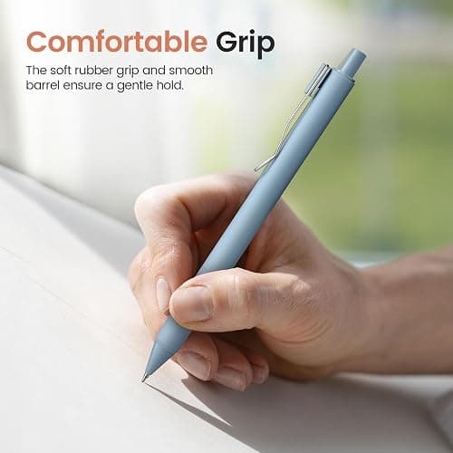 Gel Pens, 6pcs 0.5mm Fine Point Smooth Writing Pens, Quick Dry Black Ink Pens for Journaling and Note Taking, Cute Aesthetic Pens for Office School & Home Supplies thumbnail 6