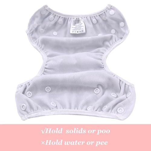 Babygoal Baby & Toddler Boy and Girl Swim Diapers, Reusable Adjustable Washable One Size Fits 6M-3T Gifts and Swimming Lessons 3 Pack 3ZSD07 thumbnail 7