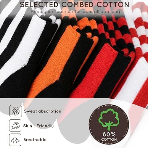 Mysocks Unisex Knee High Stripe Socks thumbnail 4