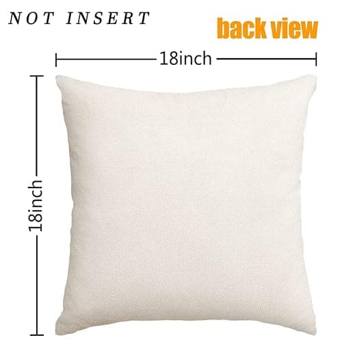 RABUSOFA Christmas Pillow Covers 18x18 Inch Waterproof Christmas Tree Decor White Christmas Throw Pillow Cases Xmas Outdoor Christmas Decorations Winter Cushion Covers for Couch Holiday thumbnail 3