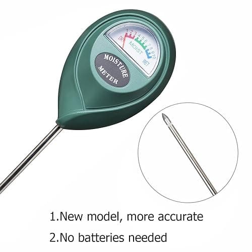 XLUX Soil Moisture Meter, Plant Water Monitor, Hygrometer Sensor for Gardening, Farming, Indoor and Outdoor Plants, No Batteries Required thumbnail 3