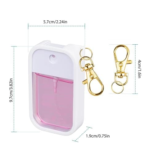 VANEST Silicone Case Compatible with Touchland Hand Sanitizer Spray, Protective Case with Keychain for Spray 1 fl oz thumbnail 7