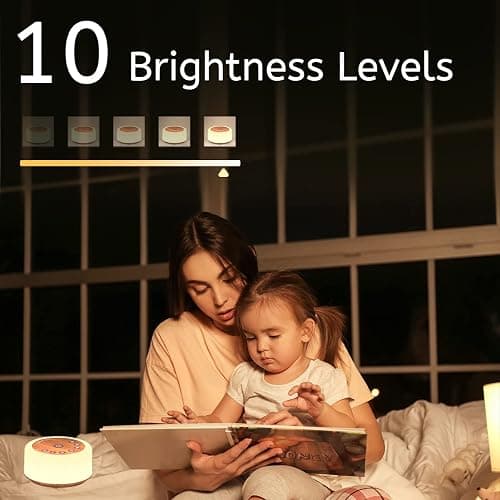 ColourNoise Sound Machine White Noise Machine 12 Colors Night Lights Brown Noise Machine with 30 Soothing Sounds Sleep Sound Machine with 5 Timers Portable for Home Travel and Office thumbnail 4
