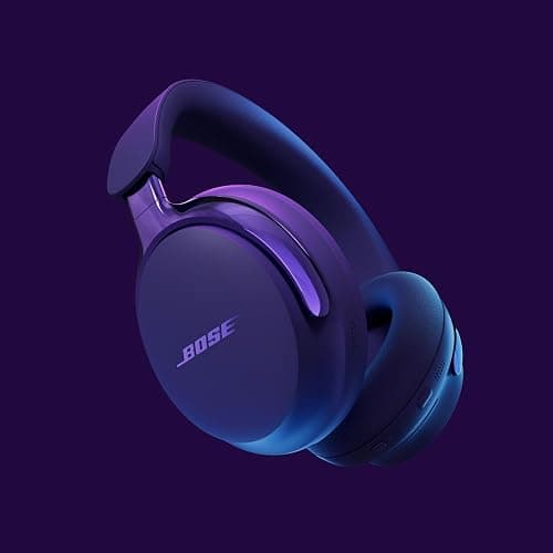 Bose New QuietComfort Ultra Bluetooth Headphones (2nd Gen), Wireless Headphones with Spatial Audio, Over Ear Noise Cancelling with Mic, Up to 30 Hours of Play time, Midnight Violet - Limited Edition thumbnail 2