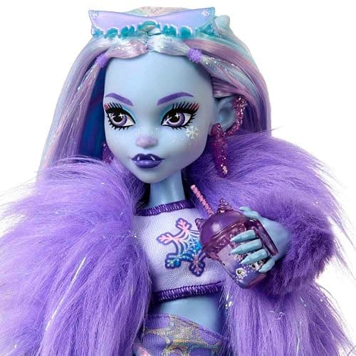 Monster High Doll, Abbey Bominable Yeti Fashion Doll with Pet Mammoth and Themed Accessories thumbnail 3