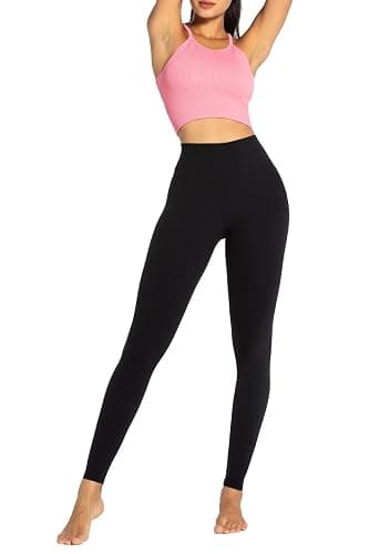 Sunzel Nunaked Workout Leggings for Women, Tummy Control Compression Workout Gym Yoga Pants, No Front Seam & High Waist thumbnail 3