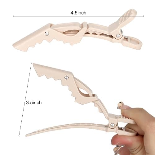 Ondder 24 Pack Alligator Hair Clips for Styling Sectioning Large Salon Pro Hair Clips for Barber Clips for Hair Coloring, Cutting, Sectioning Big Gator Clips Hair Styling Accessories for Women Men thumbnail 2