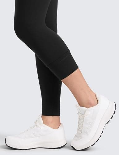 CRZ YOGA Matte Fleece Lined Leggings 28'' | Thermal, Casual, Full Length, Winter, for Women thumbnail 7