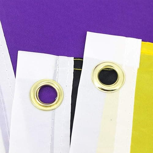 Flaglink Nonbinary Pride Flag 3x5Fts - LGBTQIA Non Binary NB Gender Rainbow Banner thumbnail 5