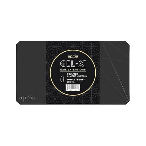 Aprés Gel-X® Tip Box | Sculpted Almond | 500pc Soft Gel Tips, 11 Sizes 00-9, Premium Quality (Sculpted Almond Medium, 500 pcs) thumbnail 7