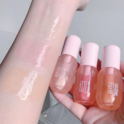 Baorder 4Pcs Cute Hydrating Jelly Lip Gloss Oil Set for Women and Girls | Clear,Fruity Flavor Moisturizing Lip Balm,Glossy and Shiny Lip Primer Lipgloss,Lip Care Makeup,Party Gift thumbnail 6