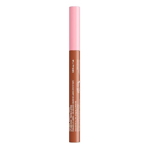 NYX PROFESSIONAL MAKEUP Lip Lingerie Liner Stain, Seamless Make Up with All-Day Color, Waterproof Lip Stain Finish - Naughty Nude (Warm Nude) thumbnail 10