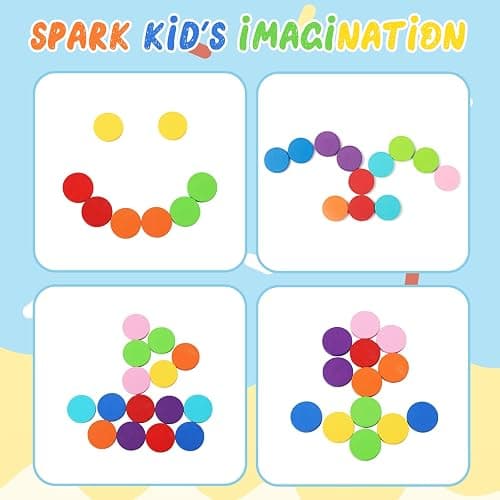 Ball in Cups Toddler Montesssori Toys for 1 Years Old, Rainbow Color Sorting Toy Coin Box Matching Game, Wooden Learning Color for Baby Toddler Age 1-3, Fine Motor Developmental Infants Sensory Toy thumbnail 6