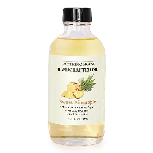 Soothing House Sweet Pineapple Body Oil - Moisturizing Body Oil for Soft, Glowing Skin with Almond & Jojoba Oil (4 fl oz) thumbnail 2