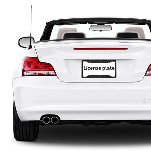 GACCAP License Plate Frame 2 Pack Front Rear Aluminum Metal Rust-Proof Universal Car Tag Frames Holder with 4 Holes Car Decor Accessory with Screws for Men Women - Black Leopard thumbnail 6