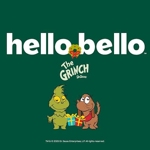 Hello Bello Dr. Seuss Baby Grinch Premium Diapers, Size NB (Up to 10 lbs), 76ct Plus Bonus Wipes: Softness & Protection for Sensitive Skin thumbnail 9