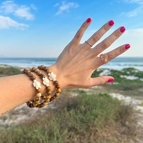 Fahlo Sea Turtle Tracking Bracelet – Track a Real Sea Turtle's Journey – Supports Wildlife Conservation – Elastic – on Interactive Mobile App Map – Unisex Ocean Conservation Gift thumbnail 5