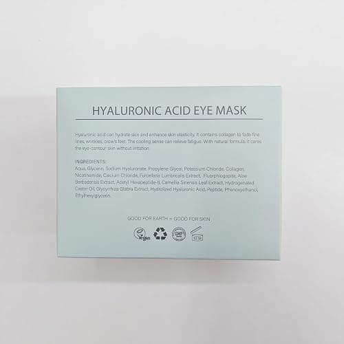 PEAUAMIE Under Eye Patchs Hyaluronic Acid Eye Mask for Dark Circles and Puffiness Wrinkle Eye Bags 30 Pairs thumbnail 9