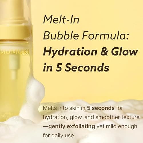 MUMUKI Honey Banana BDRN 3-Step Skincare Set | Bubble Mask, Capsule Ampoule & Cream | Hydration, Glow & Elasticity Care | Korean Skincare Set thumbnail 4