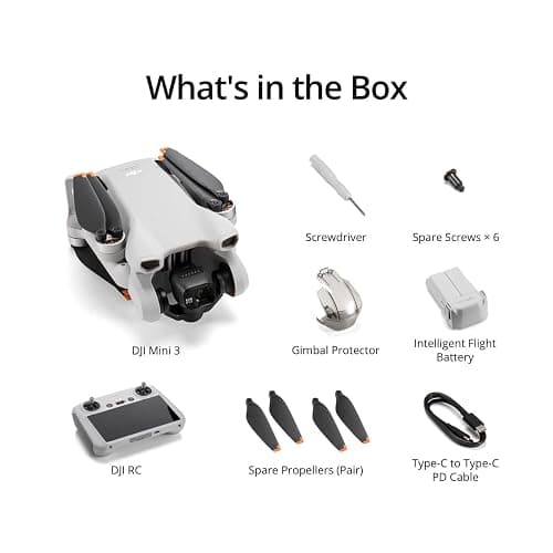 DJI Mini 3 (DJI RC), Lightweight 3x Mechanical Gimbal Drones with Camera for Adults 4K, 38-min Flight Time, up to 32800ft (10km) Video Transmission, Vertical Shooting, GPS Auto Return Integrated thumbnail 7