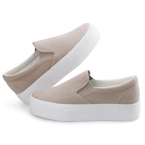JABASIC Women Slip-on Platform Loafers Casual Comfortable Loafer Shoes thumbnail 6