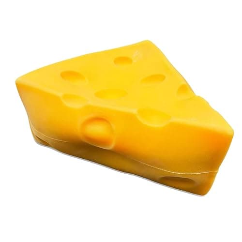 Jumbo Cheese Squishy Toy 20cm – Slow Rising Soft PU Foam Kawaii Food Fidget for Kids & Adults – Novelty Collectible, Party Bag Fillers & Fun Gifts - Image 1