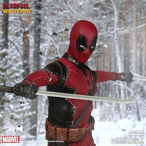 Mezco Toyz One:12 Collective Deadpool & Wolverine: Deadpool 1/12 Scale Collectible Figure thumbnail 4
