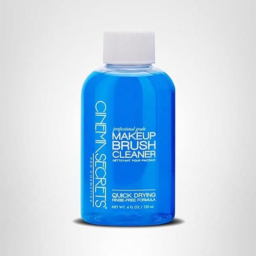 Cinema Secrets Original Blue Vanilla Makeup Brush Cleaner Solution - Professional Cleanser for Makeup Brushes - Quick-Drying, Rinse-Free Formula - Removes Stubborn Waterproof Make Up thumbnail 9