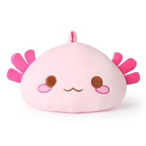 Onsoyours Cute Axolotl Plush, Soft Stuffed Animal Salamander Plush Pillow, Kawaii Plush Toy for Kids (Pink Axolotl A, 13") thumbnail 3