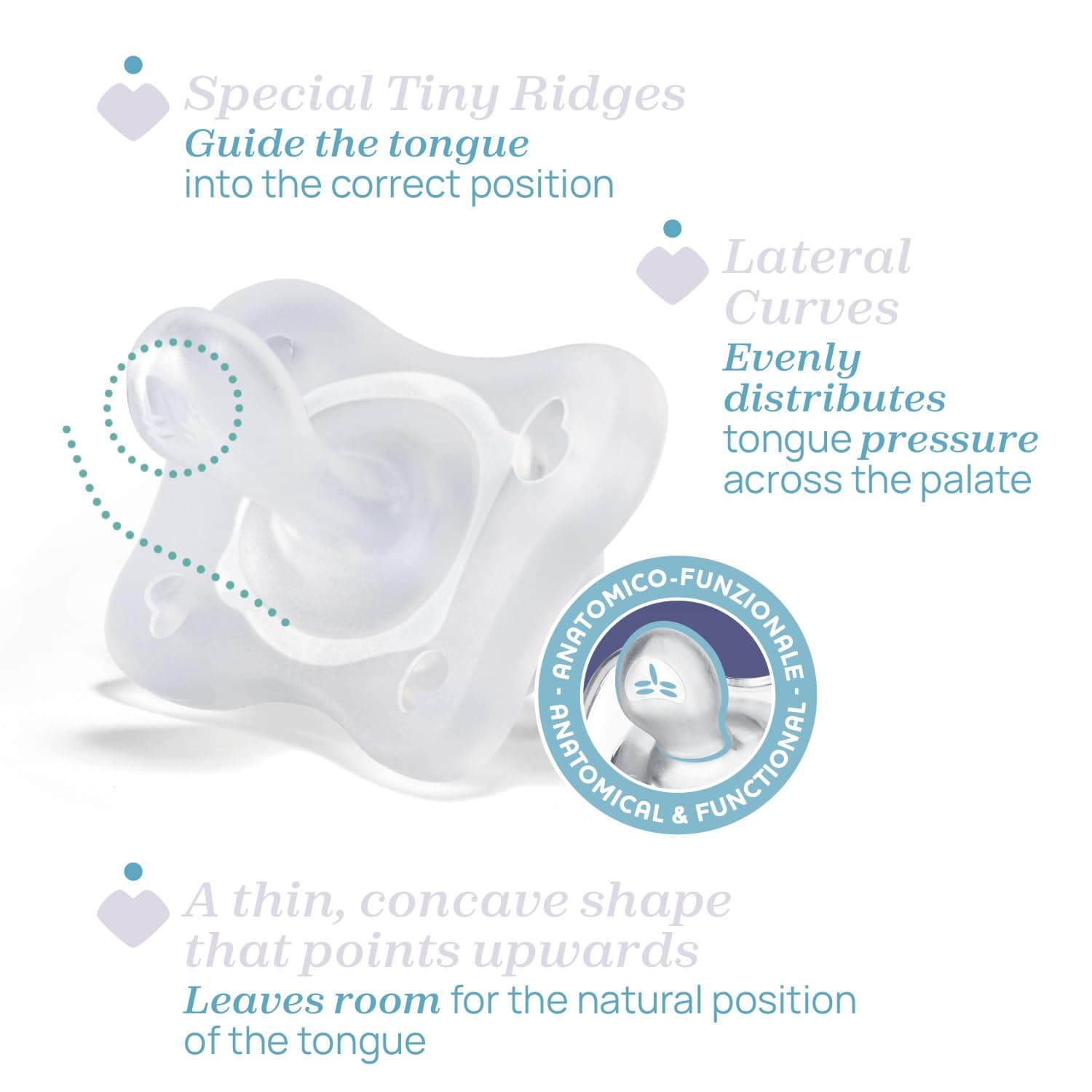 Chicco PhysioForma - Succhietto Gommotto Mini Soft 0-2M Silicone Rosa, 2 Pezzi thumbnail 5