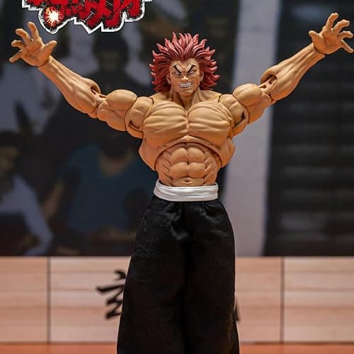 Zhongkaihua Baki Anime Figures 2 Sets Hanma Yujiro Super Action Statue Figure PVC Model 1/12 Action Figure Collectibles Ornaments thumbnail 5