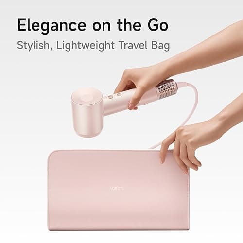 Laifen Premium High-Speed Hair Dryer Love-Bound Box, Professional Ionic Portable Blow Dryer with 110,000 RPM, Lightweight, Low Noise, 360° Magnetic Styling Attachment, Wall Mount, Travel Bag, Gift Box thumbnail 7