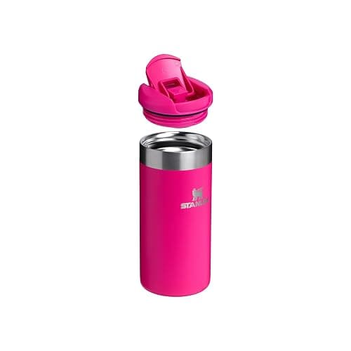 STANLEY 1913 Aerolight Transit Travel Mug 0.35L – Keeps 4 Hours Hot – 6 Hours Cold – Dishwasher Safe – Leakproof – Car Cup Holder Compatible – Insulated Coffee Cup – Pink Vibes thumbnail 9