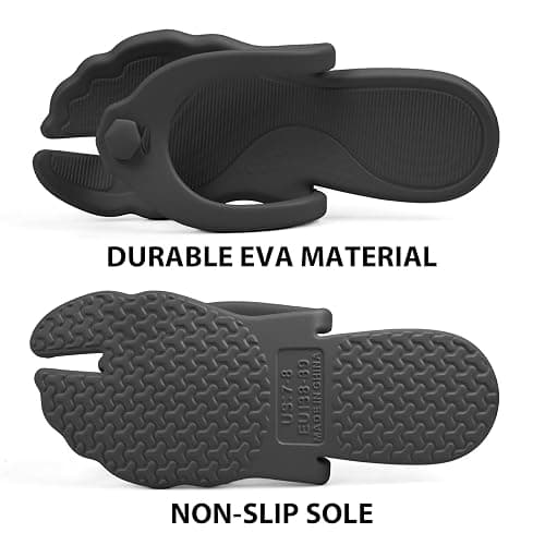 Rosoz Flip Flops for Women Men Foldable Travel Slippers Lightweight Shower Shoes Non-Slip Quick-Dry Bathroom Camp Beach Sandals thumbnail 3