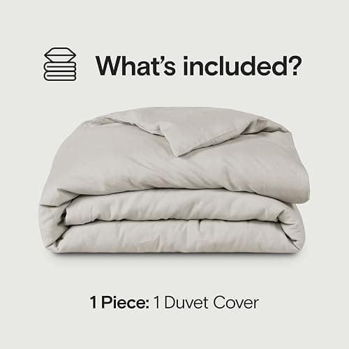 SIJO Premium Stone Washed Organic French Linen Duvet Cover, GOTS Certified Organic, Small Batch Sourced from Normandy, Best Cooling Linen Sheet Award by Sleep Foundation (Classic, King/Cal King) thumbnail 2