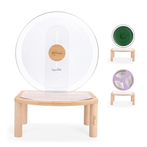 Niteangel Anti-Slide Hamster Wheel Platform: Medium Size & Elevates Height | Brand-Specific Compatibility: Designed exclusively for Niteangel Series Hamster Wheels and does not fit other brand wheels thumbnail 8